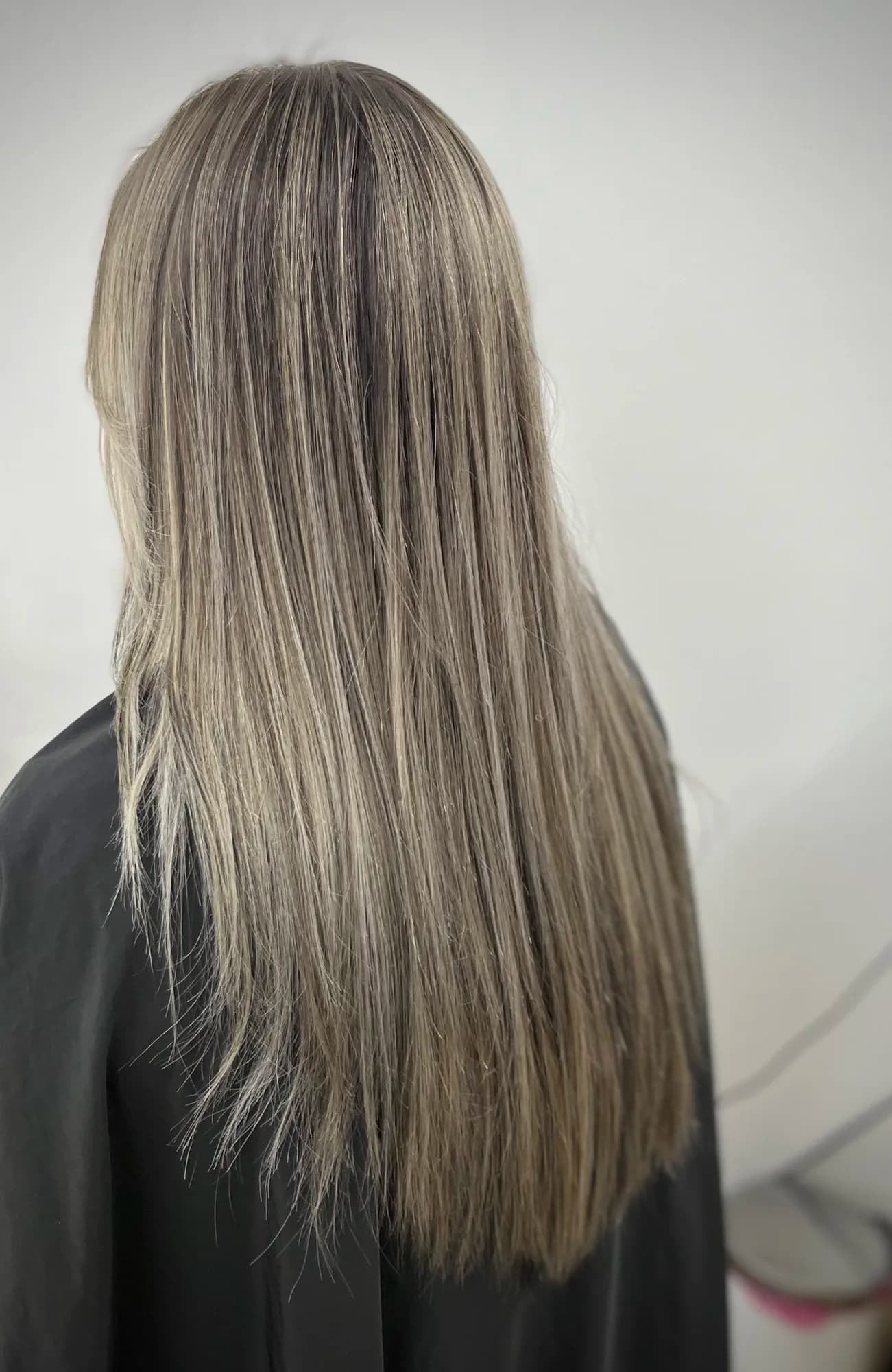 Lived-in balayage hair colour transformation