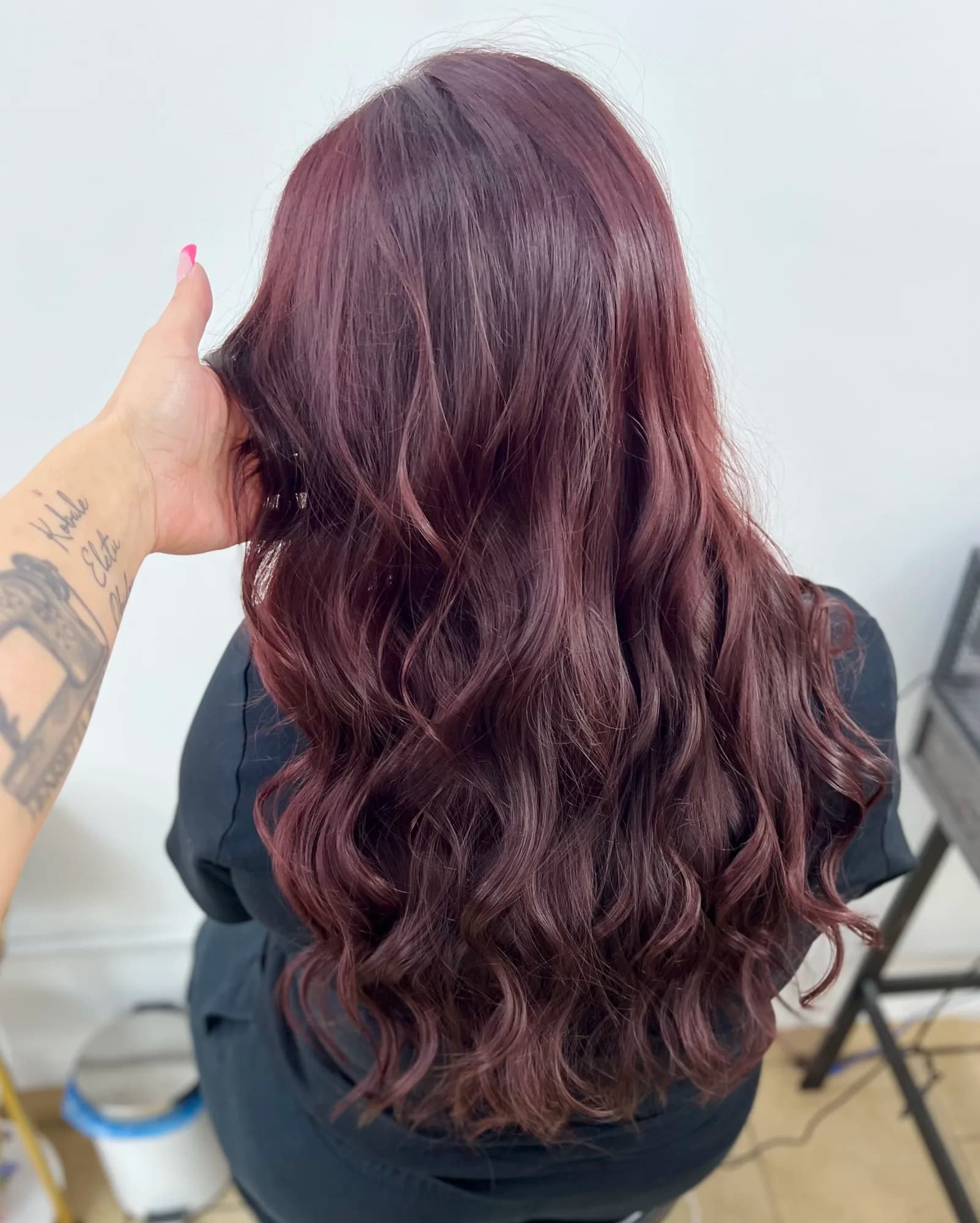 Copper colour refresh hair result