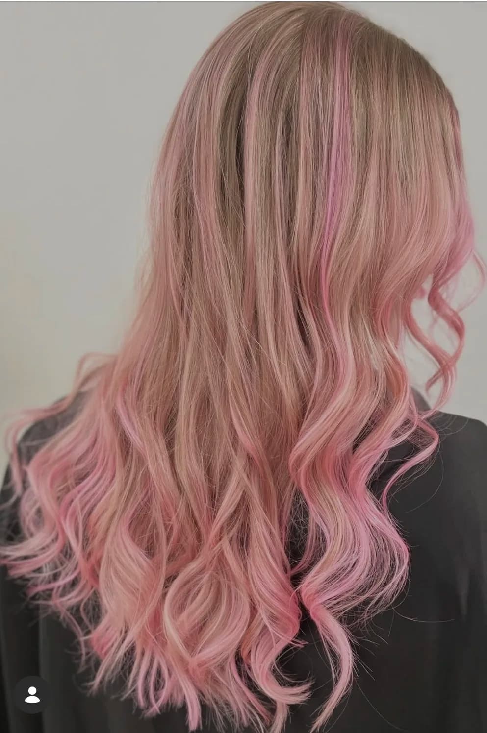 Bright vivid hair colour result