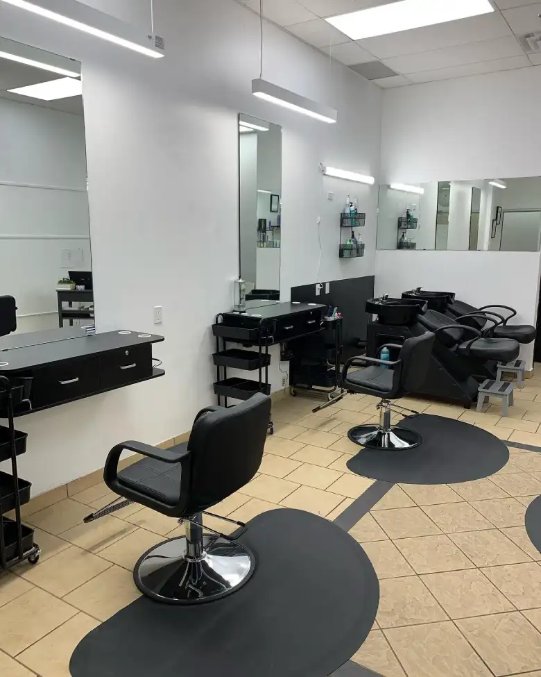 Interior of La Belle Couleur salon